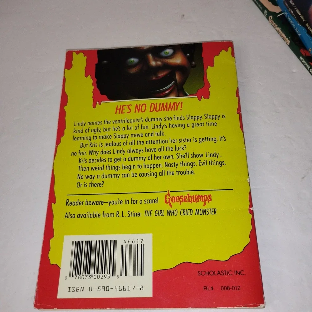 Goosebumps FIRST PRINT Night of the Living Dummy  R.L. Stine‎